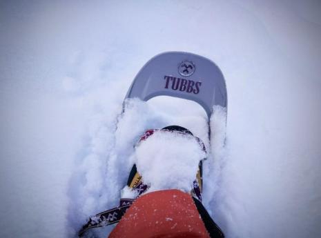 Attrezzatura: ciaspolata e bastoncini da trekking blogbeitrag-schneeschuhwandern-03